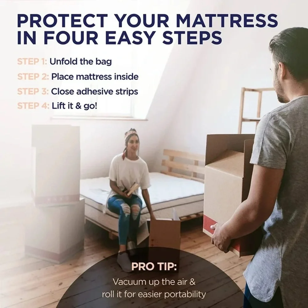 UltraBlock Mattress Bag: Heavy Duty Puncture Resistant Bag (Size Full, Unopened)
